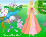 Barbie as rapunzel hercegnős játékok